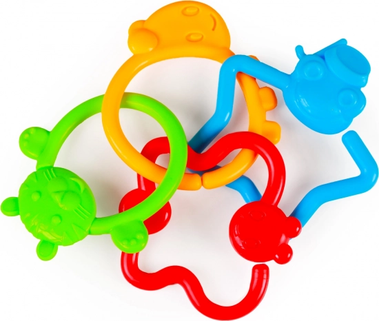 Chrastítko s tvary zvířátek pro miminka