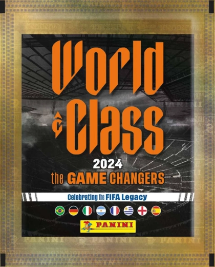 Panini World Class 2024 sběratelské fotbalové samolepky - 1 balíček (5 ks)