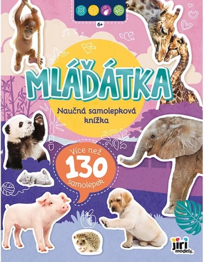 Naučná samolepková knížka Mláďátka 6+