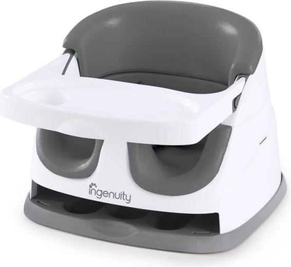 Ingenuity jídelní podsedák 2v1 Baby Base Slate 6m+ do 22 kg