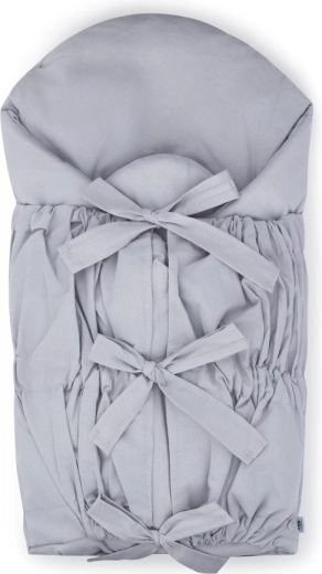 Zavinovačka se šněrováním s kokosovou vložkou Light Grey 75 × 75 cm PETITE&MARS