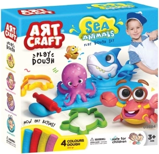 Art Craft sada na modelování mořská zvířata 200 g