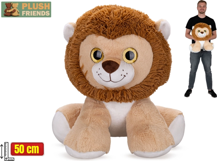 Plush Friends plyšový lev 50 cm, sedící