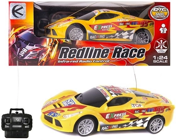 Barevné sportovní RC auto na dálkové ovládání - 1 kus