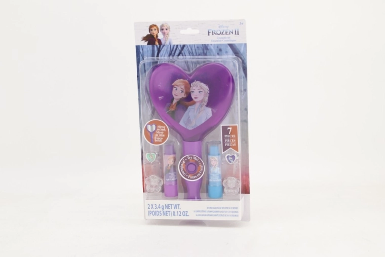 kosmetická sada se svítícím zrcátkem ledové království