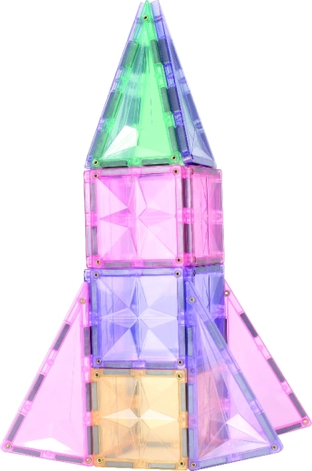 Cleverclixx magnetická stavebnice petite pastel pack (36 ks)