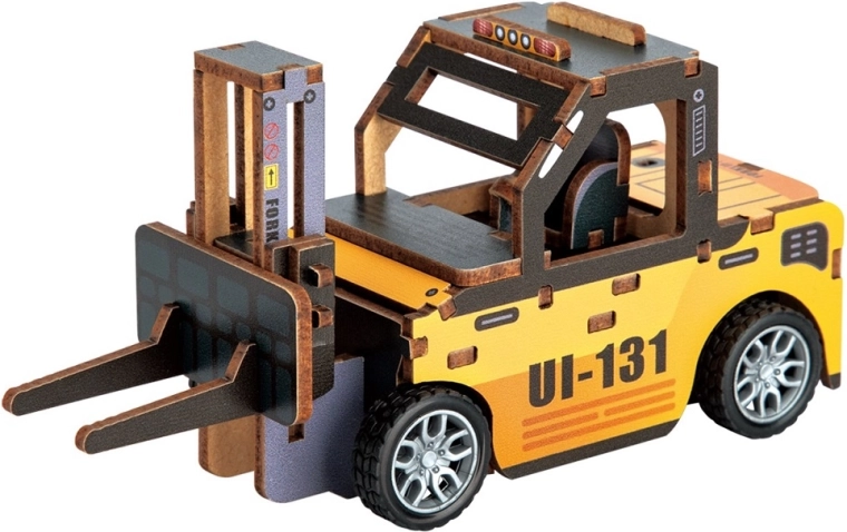 2Kids Toys 3D dřevěná skládačka vysokozdvižný vozík