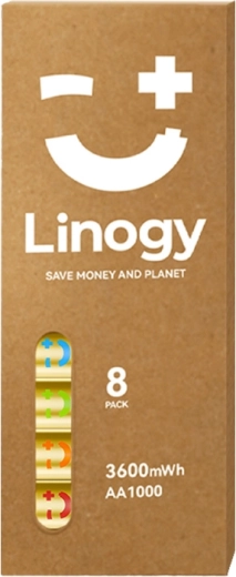 Sada dobíjecích baterií AA LINOGY Li‑ion Pro (8 ks)