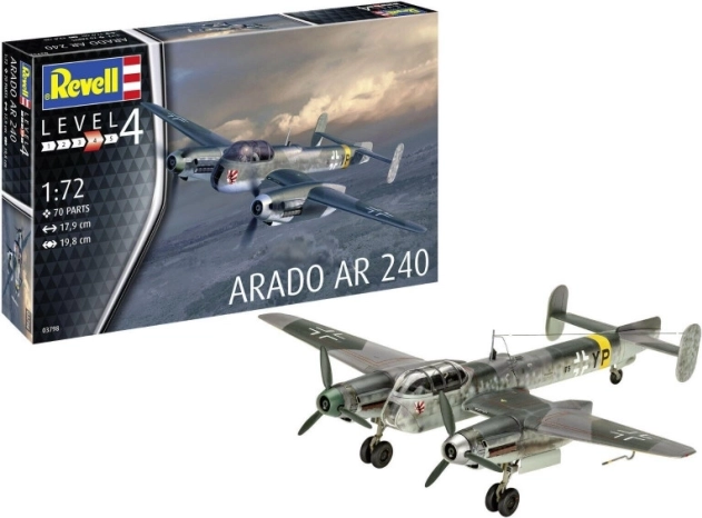 Plastikový model Arado AR-240 1/72