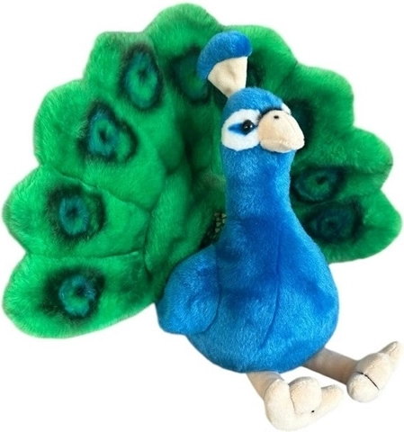 Plyšový páv 30 cm