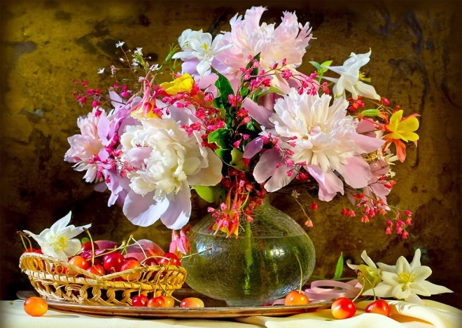 Puzzle krása pivoněk 1000 dílků