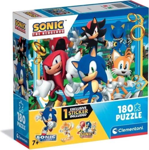 Puzzle CLEMENTONI Sonic ježek 180 dílků