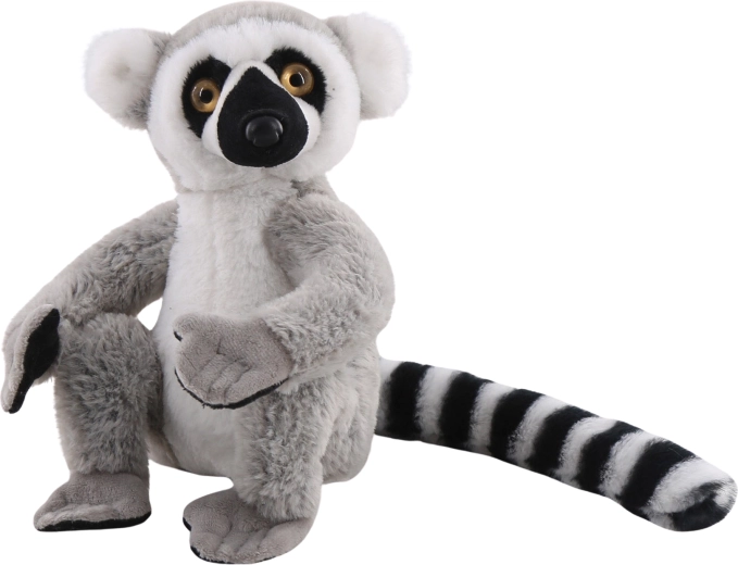 Plyšový lemur sedící 20 cm