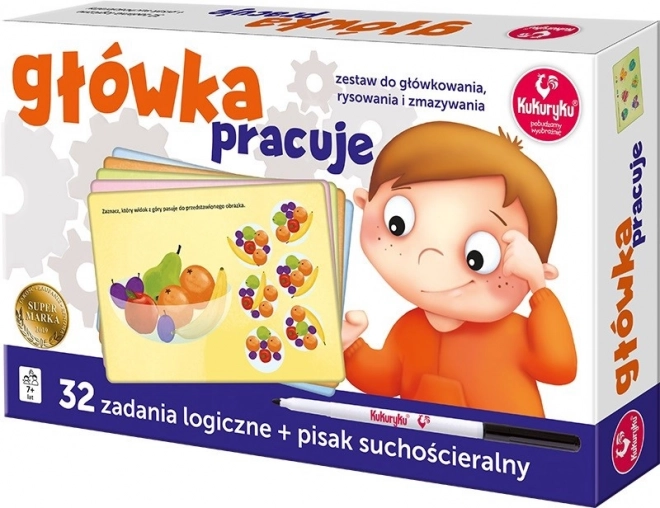 Główka pracuje – vzdělávací logická hra pro děti od 7 let