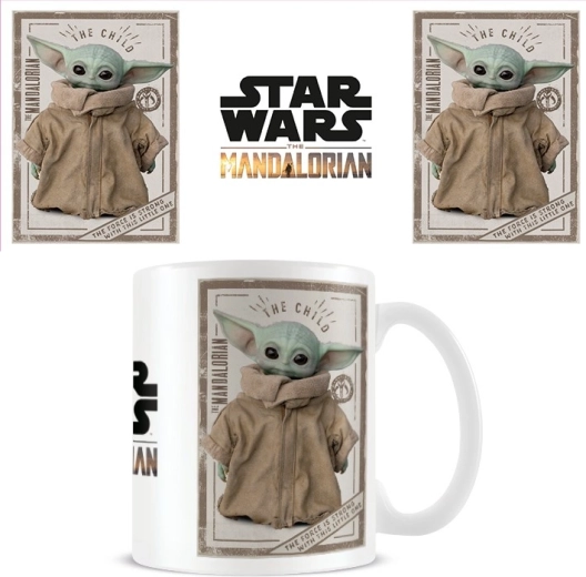 Star Wars keramický hrnek Mandalorian – The Child (Baby Yoda), 325 ml