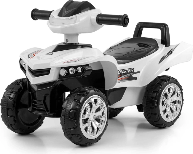 Odrážedlo quad Monster bílé