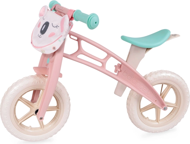 Dětské odrážedlo koala balance bike 12” růžové