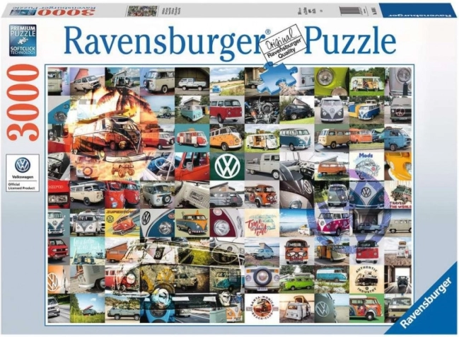 Ravensburger puzzle 3000 dílků – 99 momentů VW Campervan