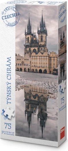 Dino panoramatické puzzle Turistická edice Česko – Týnský chrám (75 dílků)