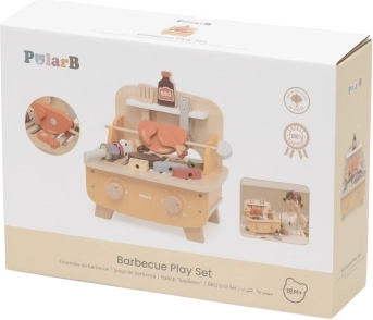 Dřevěný dětský gril PolarB moje první BBQ