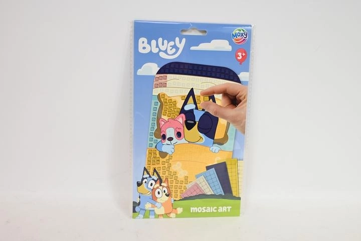 Bluey kreativní mozaika A5 s pěnovými samolepkami