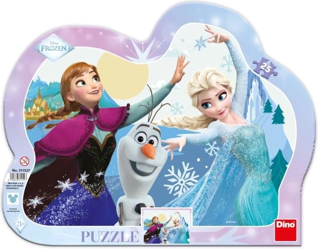 Anna a Elza – tvarované dětské puzzle 25 dílků