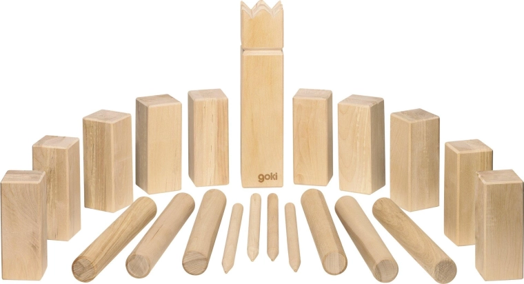 Kubb – vikingská venkovní hra v bavlněném sáčku