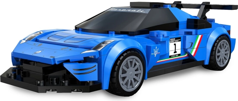 Stavebnice CaDA Maserati GT2 v měřítku 1:24 modrá