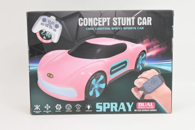 Rc auto s usb nabíjením, světly a kouřovým efektem