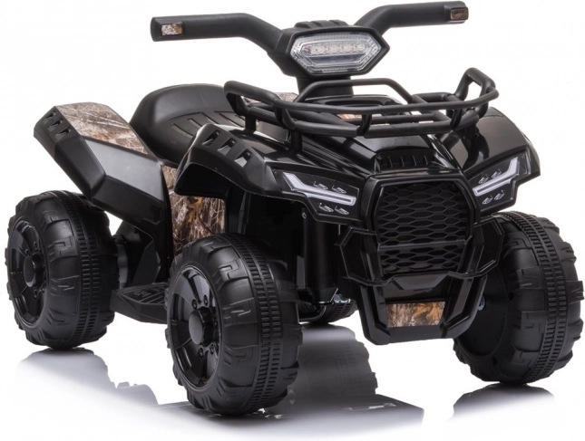 Dětská elektrická čtyřkolka s pohonem na akumulátor, černá