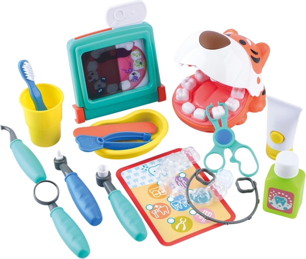 Playgo zubařský set s tygrem - 1 kus