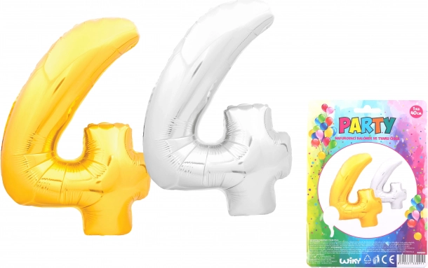 Nafukovací balónek číslo 4