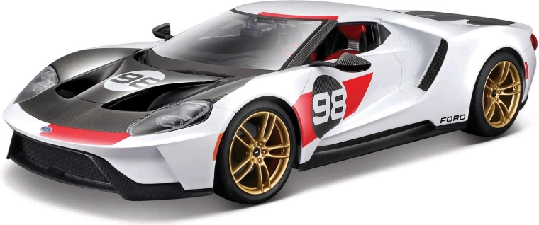 Maisto Ford GT Heritage 2021 bílý model auta 1:18