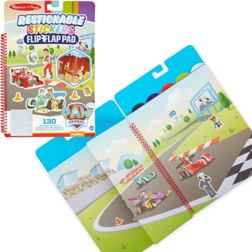 Melissa & Doug Psi Patrol kreativní knížka s opakovaně použitelnými samolepkami 130 ks