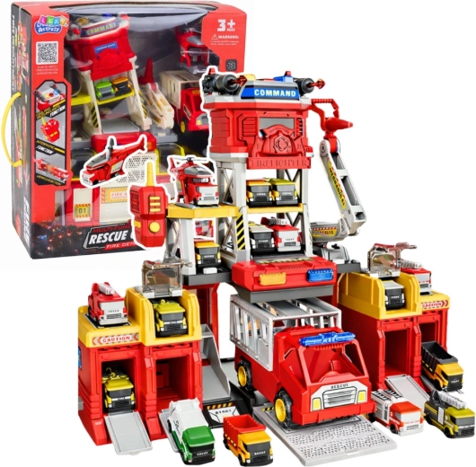 Hasičská záchranná stanice – multifunkční základna se světly a zvuky