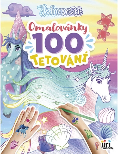 Omalovánky a 100 tetování jednorožci