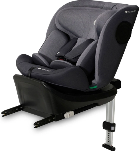 Kinderkraft autosedačka I-360 i-Size 40–150 cm, šedá
