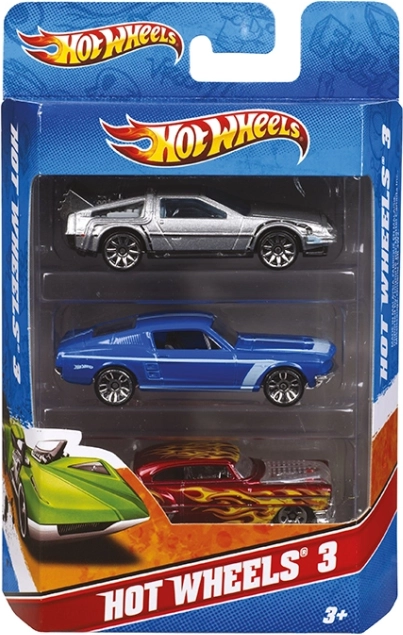 Hot Wheels autíčka sada 3 ks