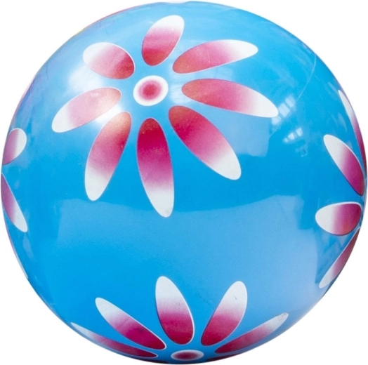 Míč s květinovým vzorem 23 cm - 1 kus