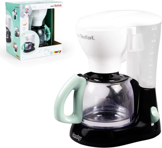mini tefal kávovar pro děti s konvičkou a ruční pumpou
