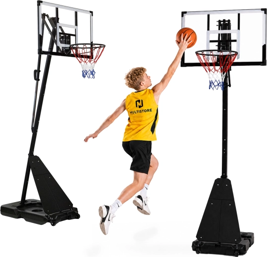 Movepro volně stojící basketbalový koš s nastavitelnou výškou do 305 cm