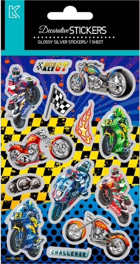Samolepky závodní motorky pro děti