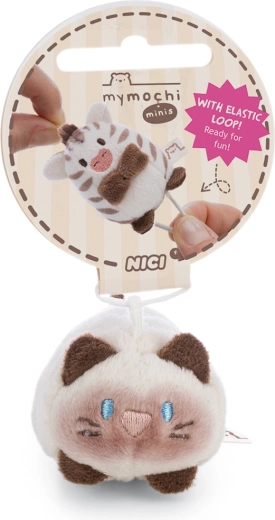 NICI mymochi minis přívěsek siamská kočka Siamy 5 cm