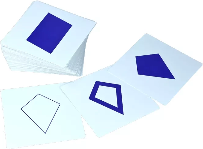 Karty ke geometrické komodě Montessori Moyo Montessori