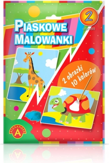 Pískové omalovánky Žirafa a želva ALEXANDER