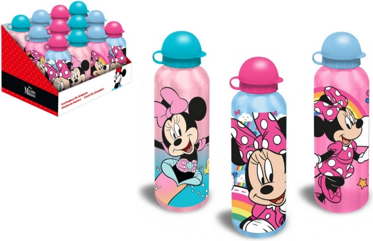 Hliníková láhev na pití s motivem MICKEY MINNIE, 500 ml