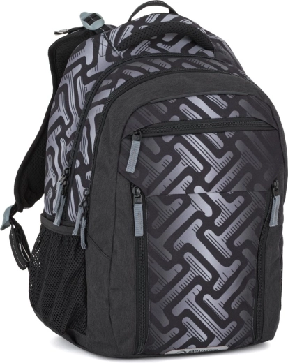 Bagmaster školní batoh PORTO 26 A šedý