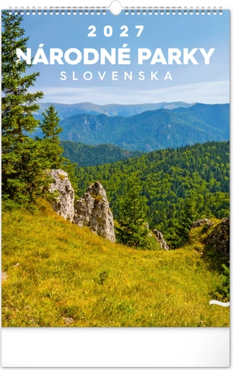 Notique nástěnný kalendář Národní parky Slovenska 2027 33 × 46 cm