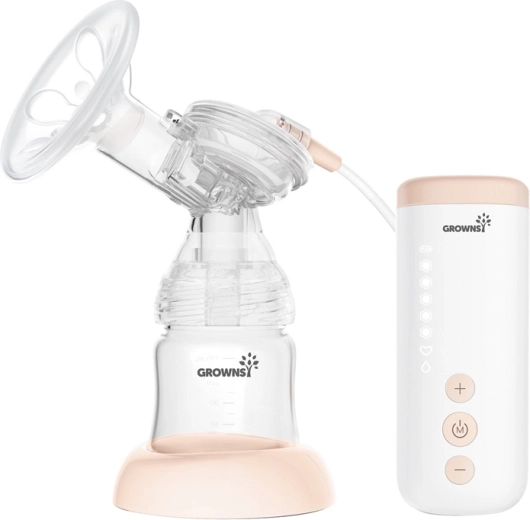 Elektrická odsávačka mateřského mléka Grownsy růžová