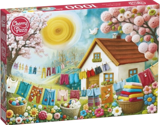 Puzzle CHERRY PAZZI – Vlněná louka, 1000 dílků
